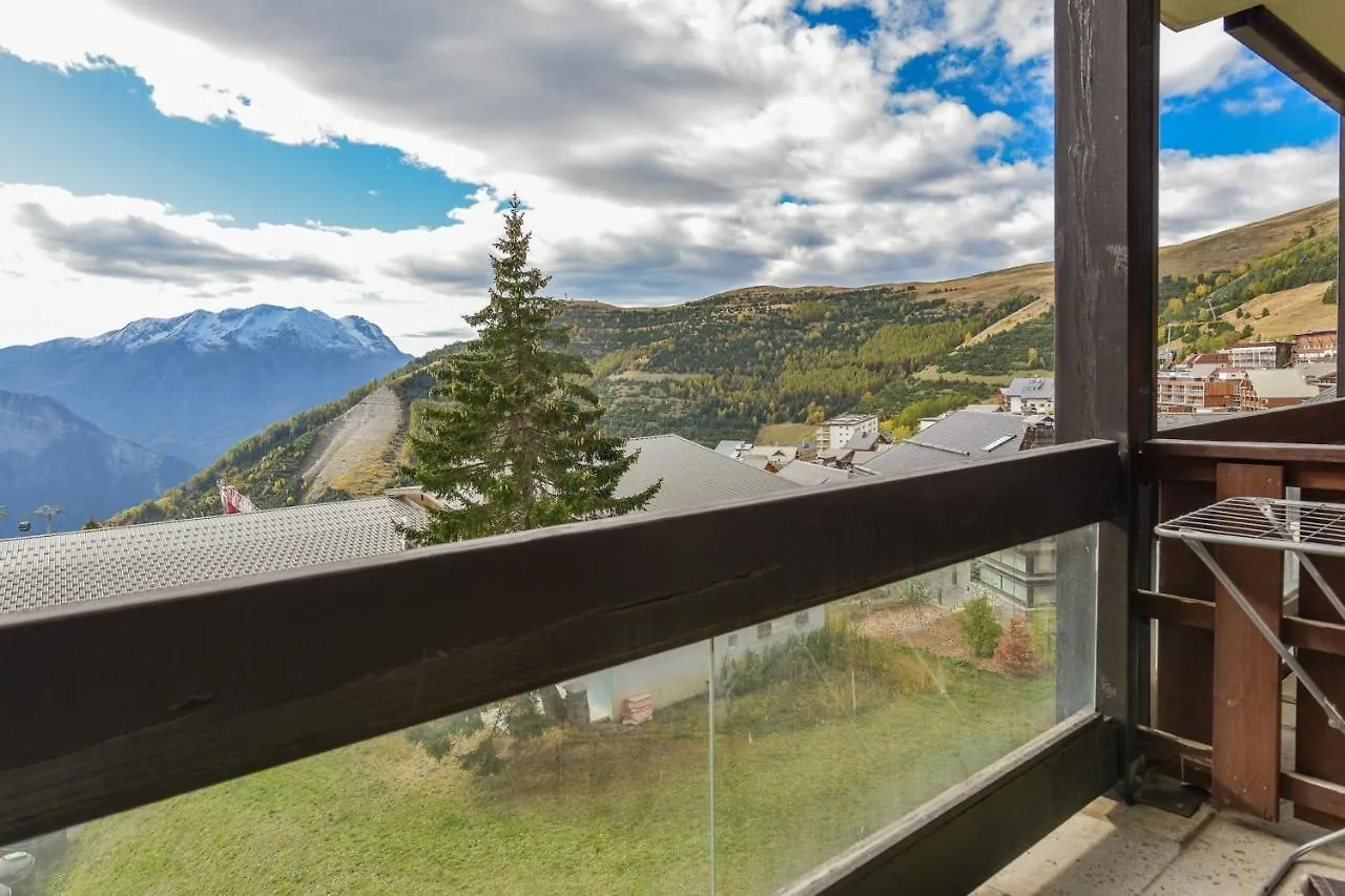 Studio With Panoramic View In Huez - Welkeys Apartment France