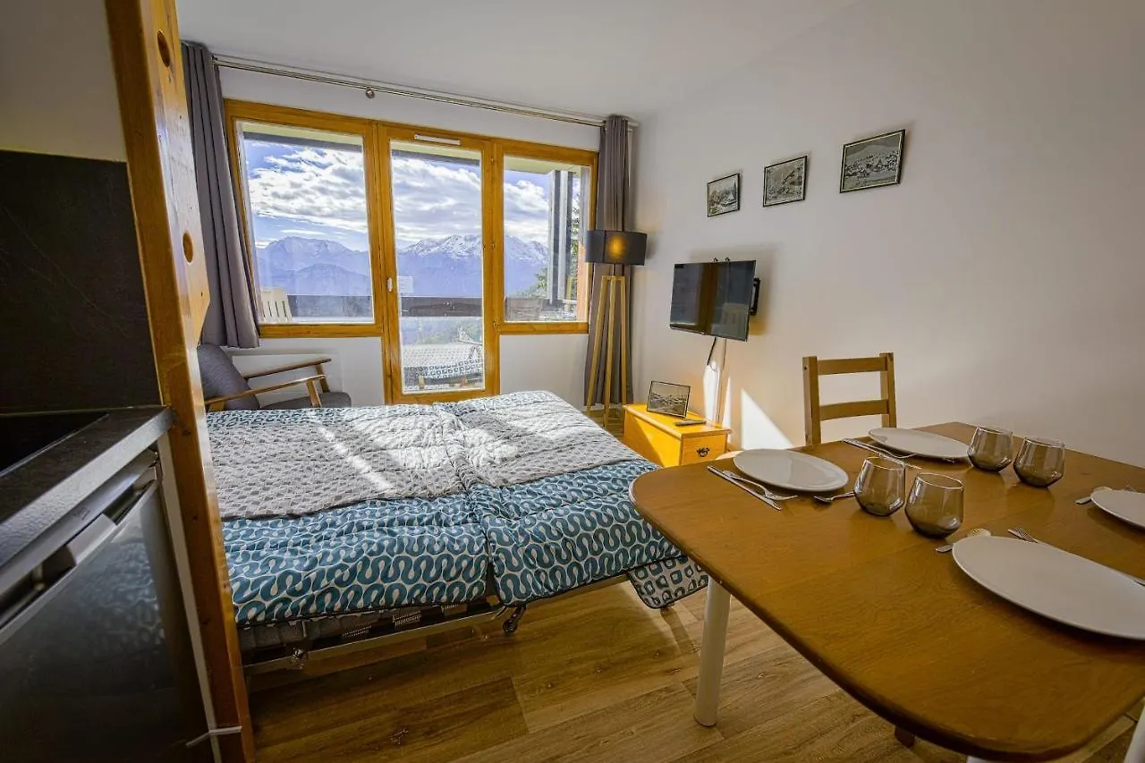 Studio With Panoramic View In Huez - Welkeys Apartment