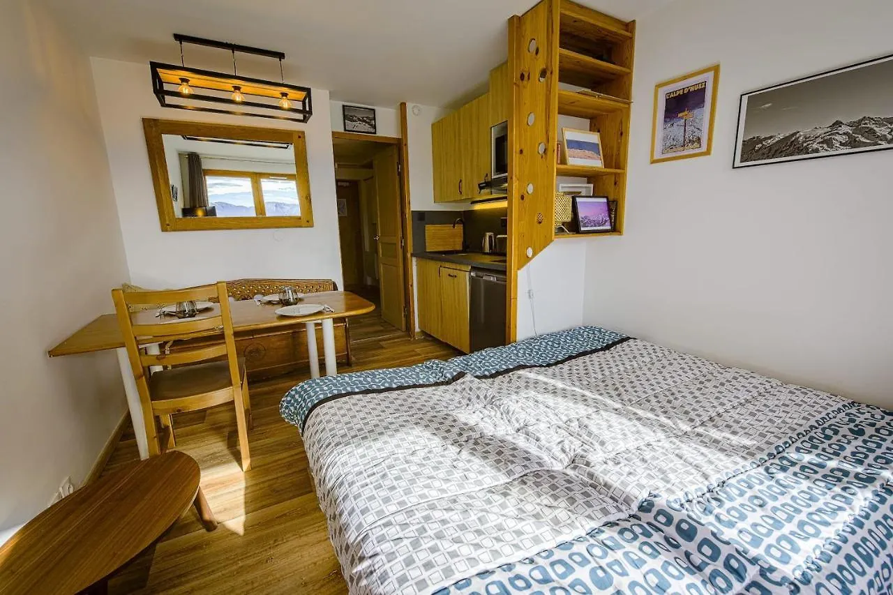 Studio With Panoramic View In Huez - Welkeys Daire 0*,  Fransa